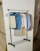 NAME: CLOSET SOTRAGE COMBO PACK - GARMENT RACK / STORAGE CLOSET - 2