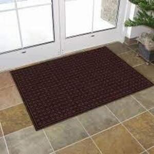 NAME: Brown 36 in. x 60 in. Synthetic Fiber and Recycled Rubber Commercial Door Mat