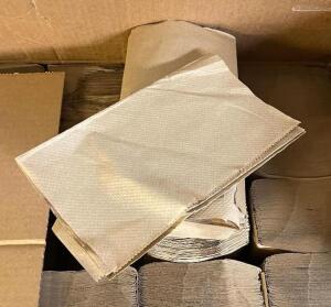 NAME: LARGE BOX OF NAPKIN BUNDLES (SEE ADDITIONAL PHOTO FOR BOX SIZE)
