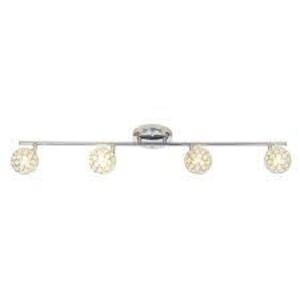 NAME: HAMPTON BAY 4-Light Chrome Fixed Track Lighting Kit Bar