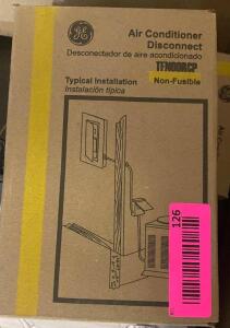 NAME: (2) GE NON-FUSIBLE AIR CONDITIONER DISCONNECTION KITS