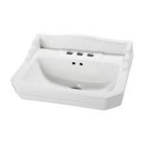 NAME: FOREMOST Series 1920 19.125 in. L Pedestal Sink Basin in White