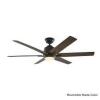NAME: HOME DECORATORS Kensgrove 54 in. Integrated LED Indoor Espresso Bronze Ceiling Fan with Light Ki