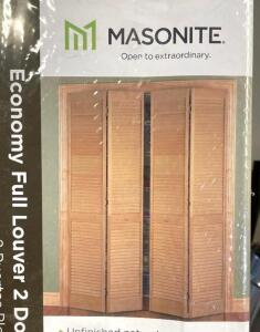 NAME: (2) 24" X 80" MASONITE BI FOLD DOOR SETS