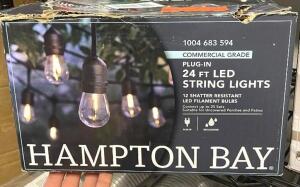 NAME: 24 FT LED STRING LIGHT KIT BY HAMPTON BAY