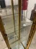 NAME: 14" X 15" X 64" DECORATIVE DISPLAY CASE WITH GLASS SHELVING INSIDE AND LIGHT - 7