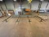 30 FT. SECTION OF CONVEYOR BLOCK SYSTEM WITH (9) - 10 FT. MODULAR CONVEYOR TOPS AND (4) - 12 FT. STEEL BASES - 3