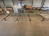 30 FT. SECTION OF CONVEYOR BLOCK SYSTEM WITH (9) - 10 FT. MODULAR CONVEYOR TOPS AND (4) - 12 FT. STEEL BASES - 5