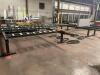 30 FT. SECTION OF CONVEYOR BLOCK SYSTEM WITH (9) - 10 FT. MODULAR CONVEYOR TOPS AND (4) - 12 FT. STEEL BASES - 2