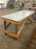 95" WOOD WORK TABLE - 4