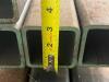 (36) - PC. OF SQUARE STEEL TUBING - MULTIPLE SIZES - 8