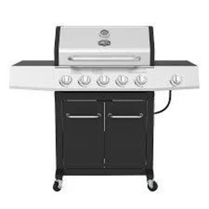 DESCRIPTION: (1) GAS GRILL WITH SIDE BURNER BRAND/MODEL: EXPERT GRILL INFORMATION: SILVER RETAIL$: $247.00 EA SIZE: 5 BURNER QTY: 1