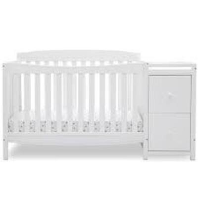 DESCRIPTION: (1) CRIB AND CHANGER BRAND/MODEL: DELTA CHILDREN INFORMATION: MASON RETAIL$: $289.99 EA QTY: 1