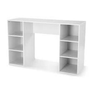 DESCRIPTION: (1) CUBE STORAGE DESK BRAND/MODEL: MAINSTAYS #MS18-D1-1009-29 INFORMATION: WHITE RETAIL$: $64.00 EA SIZE: 6 CUBE QTY: 1