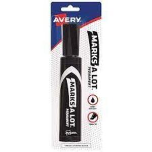 DESCRIPTION: (3) BOXES OF (6) JUMBO PERMANENT MARKERS BRAND/MODEL: AVERY #24138-400 INFORMATION: BLACK RETAIL$: $3.79 EA QTY: 3