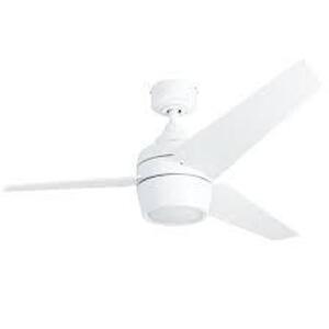 DESCRIPTION: (1) LED CEILING FAN WITH LIGHT REMOTE BRAND/MODEL: HONEYWELL EAMON INFORMATION: WHITE RETAIL$: $163.46 EA SIZE: 52" QTY: 1