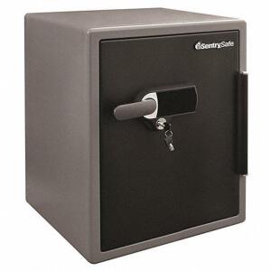 DESCRIPTION: (1) FIRE SAFE BRAND/MODEL: SENTRY SAFE #32RT46 INFORMATION: BLACK/GREY RETAIL$: 600.11 EA SIZE: APPROX. 24"X19"X19.5" QTY: 1