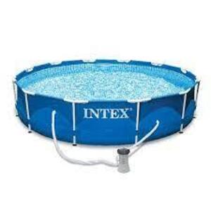 (1) METAL FRAME POOL SET