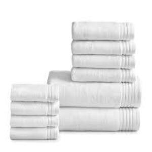 (1) LUXURY BATH TOWEL, HAND TOWEL, AND WASHCLOTH SET