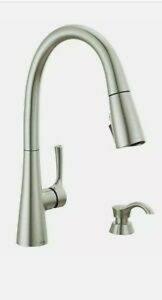 (1) PULL DOWN KITCHEN FAUCET WITH SOAP DISPENSER