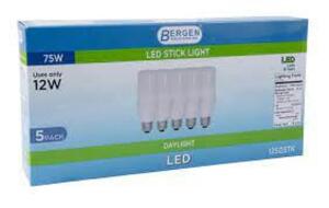 (1) BOX OF (5) E26 LED LIGHT BULBS