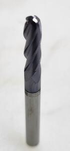 (1) SOLID CARBIDE BALL END MILL