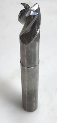 (3) HIGH PERFORMANCE CARBIDE CORNER RADIUS END MILL