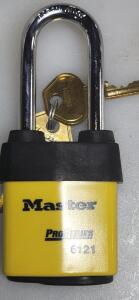 (6) WEATHER TOUGH PAD LOCKS