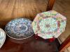 DESCRIPTION: ASSORTED HAND PAINTED PLATES AS SHOWN QTY: 1 - 2