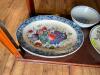 DESCRIPTION: ASSORTED HAND PAINTED PLATES AS SHOWN QTY: 1 - 4