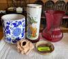 DESCRIPTION: ASSORTED VASES AND DECOR AS SHOWN QTY: 1