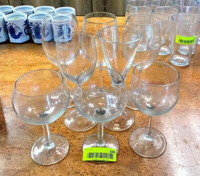 DESCRIPTION: (8) ASSORTED STEMMED GLASSWARE QTY: 8