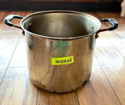 DESCRIPTION: STAINLESS STOCK POT SIZE: 11"X9" QTY: 1