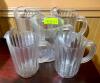 DESCRIPTION: (5) PLASTIC PITCHERS QTY: 5