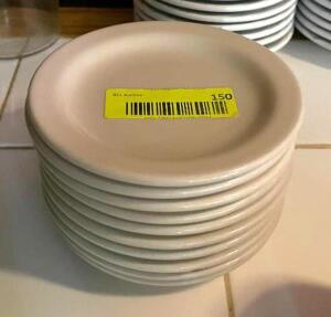 DESCRIPTION: (10) SMALL APPETIZER PLATES QTY: 10