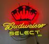 DESCRIPTION: NEON BUDWEISER SELECT SIGN QTY: 1