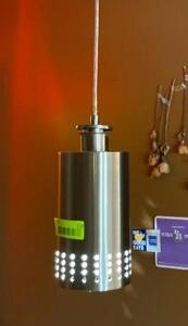 DESCRIPTION: STAINLESS 1-LIGHT PENDANT QTY: 1