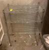 DESCRIPTION: 3-TIER WIRE SHELVING UNIT SIZE: 24"X14"X32" QTY: 1