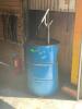 55 GAL. STEEL DRUM WITH HAND PUMP / FILLED WITH KEROSENE