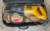 DESCRIPTION: 1-1/8" STROCK RECIPROCATING SAW WITH CASE BRAND/MODEL: DEWALT QTY: 1