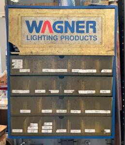 DESCRIPTION: WAGNER LIGHTING PRODUCTS DISPLAY CASE INFORMATION: EMPTY QTY: 1