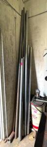 DESCRIPTION: ASSORTED METAL PIPES AS SHOWN QTY: 1