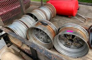 DESCRIPTION: (7) - ASSORTED RIMS QTY: 7
