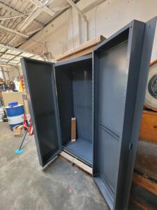 DESCRIPTION (1) STORAGE CABINET BRAND/MODEL DURHAM ADDITIONAL INFORMATION RETAILS FOR $1000.000 SIZE 6.5X3.5 HAS SHELF AND SOME HARDWARE INSIDE ITEM A