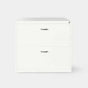 DESCRIPTION: (1) FILING CABINET, LATERAL FILE BRAND/MODEL: HON INFORMATION: GREY/WHITE RETAIL$: $613.90 EA SIZE: 30" X 17.5" X 27.5" QTY: 1