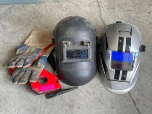 WELDING MASK AND GLOVES SET