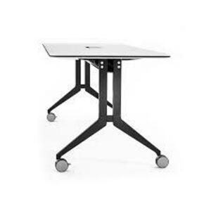 DESCRIPTION: (1) FLIP TOP PLANES MEETING TABLE BRAND/MODEL: HAWORTH INFORMATION: WHITE RETAIL$: $1611.00 EA QTY: 1