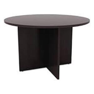 DESCRIPTION: (1) ROUND CONFERENCE TABLE BRAND/MODEL: ALERA #ALE-VA7142 INFORMATION: MAHOGANY RETAIL$: $415.00 EA SIZE: 41.9" QTY: 1