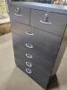 DESCRIPTION: (1) CHEST OF DRAWERS BRAND/MODEL: HODEDAH #HI70DR-A INFORMATION: BLACK RETAIL$: $168.18 EA SIZE: 48.5"H 31.5"E 17.75"F QTY: 1 - 2