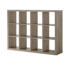 DESCRIPTION: (1) 12-CUBE ORGANIZER BRAND/MODEL: BETTER HOMES AND GARDENS INFORMATION: RUSTIC GRAY RETAIL$: $129.00 EA SIZE: 12 CUBES. 43.35"H 57.40"W